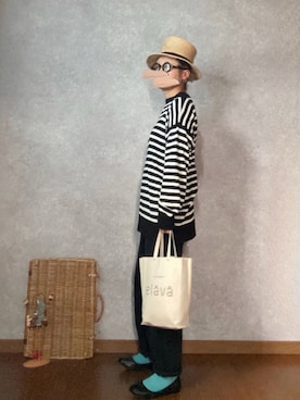 「BERRETTA（ベルレッタ）のアイテム」を使った、なお なお。さん（レディース・159cm）の春コーディネート