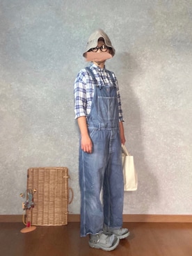 「chimala（チマラ）のアイテム（オールインワン・サロペット）」を使った、なお なお。さん（レディース・159cm）の春コーディネート
