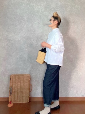 「Lin français d'antan」｜なお なお。さん（レディース・159cm）の夏コーディネート