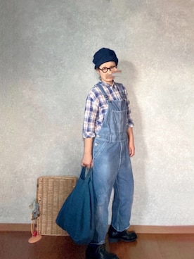 「chimala（チマラ）のアイテム（オールインワン・サロペット）」を使った、なお なお。さん（レディース・159cm）の夏コーディネート