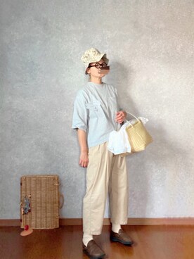 「dosa（ドーサ）のアイテム」を使った、なお なお。さん（レディース・159cm）の夏コーディネート