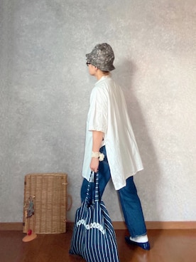 「Yarmo（ヤーモ）のアイテム」を使った、なお なお。さん（レディース・159cm）の夏コーディネート