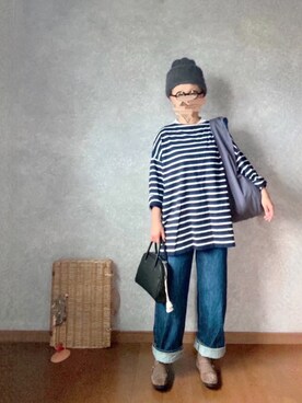 なお なお。さん（レディース・159cm）の秋コーディネート