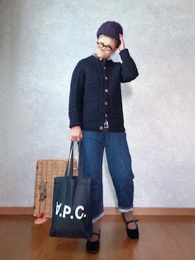 「ATHENA DESIGNS（アテナデザイン）のアイテム」を使った、なお なお。さん（レディース・159cm）の秋コーディネート