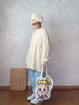 なお なお。さん（レディース・159cm）の冬コーディネート