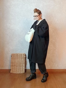 「オールドマンズテーラー」｜「アイテム（ジャケット/アウター）」を使った、なお なお。さん（レディース・159cm）の冬コーディネート