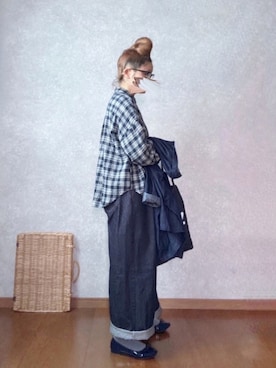 「SETTO（セット）のアイテム（ジャケット/アウター）」を使った、なお なお。さん（レディース・159cm）の冬コーディネート