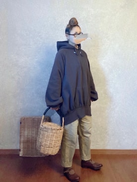 「RU（アールユー）のアイテム」を使った、なお なお。さん（レディース・159cm）の春コーディネート