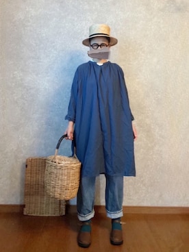 「BERRETTA（ベルレッタ）のアイテム」を使った、なお なお。さん（レディース・159cm）の春コーディネート