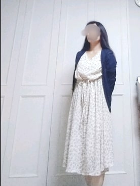 「ワンピース×カーディガン」｜あんプチさん（レディース・150cm）の秋コーディネート