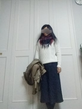 「アイテム（トレンチコート）」を使った、あんプチさん（レディース・150cm・40代）の秋コーディネート