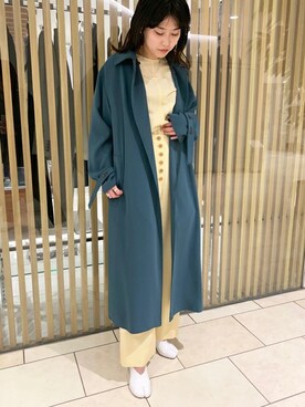 「BACCA（バッカ）のアイテム（その他アウター）」を使った、TOMORROWLAND SHOP WOMENさん（レディース・162cm）の春コーディネート