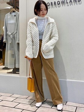 「HIEMS COR」｜TOMORROWLAND SHOP WOMENさん（レディース・158cm）の冬コーディネート