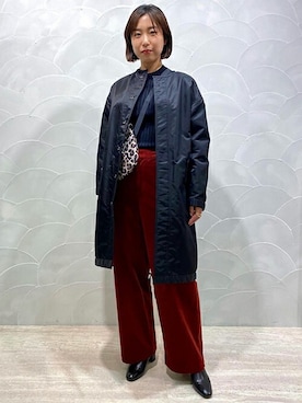 「MACKINTOSH」｜「アイテム（ブーツ）」を使った、TOMORROWLAND SHOP WOMENさん（レディース・166cm）の冬コーディネート