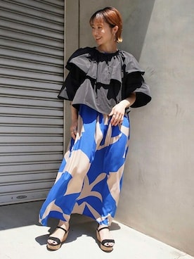 「金子綾」｜TOMORROWLAND SHOP WOMENさん（レディース・155cm）の夏コーディネート
