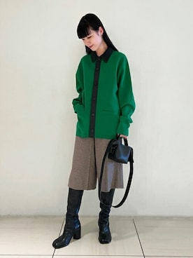 「caban」｜TOMORROWLAND SHOP WOMENさん（レディース・163cm）の冬コーディネート