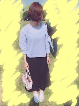 「CONVERSE（コンバース）のconverse（コンバース） ALL STAR OX（オールスターOX）（スニーカー）」を使った、あいさん（レディース・163cm）の春コーディネート