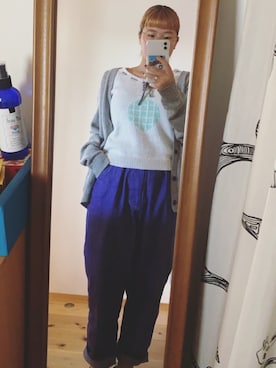 「cikolata（チコラータ）のアイテム」を使った、HINATACOTOCOさん（レディース・155cm）の春コーディネート