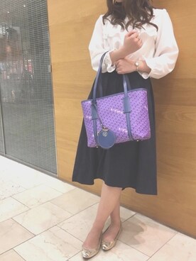 「サマンサタバサ」｜「アイテム（バレエシューズ）」を使った、ち✩*॰さん（レディース・159cm）の春コーディネート