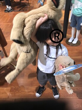 「rag & bone（ラグアンドボーン）のアイテム（トップス）」を使った、RicoMaluさん（キッズ・100cm）の冬コーディネート
