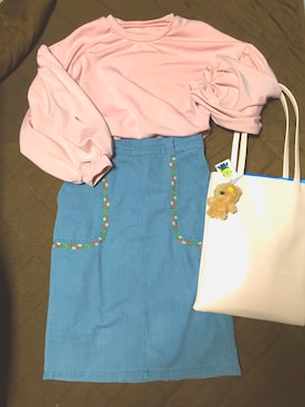 「Agreable（アグレアーブル）のアイテム」を使った、anna…さん（レディース・152cm）の春コーディネート