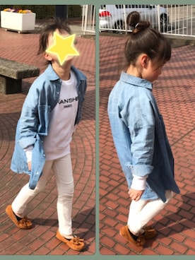 杏奈mamaさん（キッズ・122cm）の春コーディネート