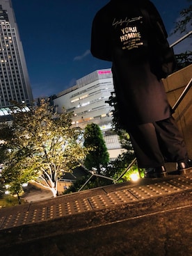 「Yohji Yamamoto（ヨウジヤマモト）のアイテム（トートバッグ）」を使った、だいきさん（メンズ・180cm）の秋コーディネート