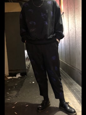 「LAD MUSICIAN（ラッドミュージシャン）のアイテム（スウェット）」を使った、だいきさん（メンズ・180cm）の冬コーディネート