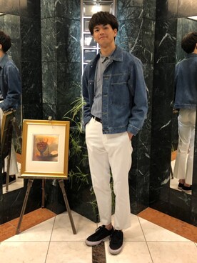 一休さん（メンズ・184cm）の春コーディネート