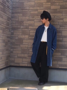 「SEVENDAYS=SUNDAY（セブンデイズサンデイ）のアイテム（ダウンジャケット/コート）」を使った、たくまるさん（メンズ・160cm）の冬コーディネート