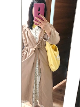 「rps（アールピーエス）のアイテム（その他アウター）」を使った、こあらさん（レディース・159cm）の春コーディネート