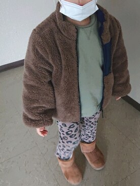 こあらさん（キッズ・90cm）の冬コーディネート