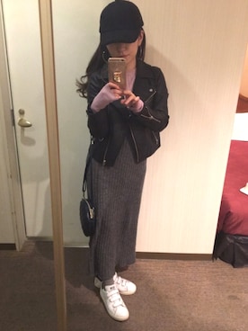 maminさん（レディース・152cm）の冬コーディネート