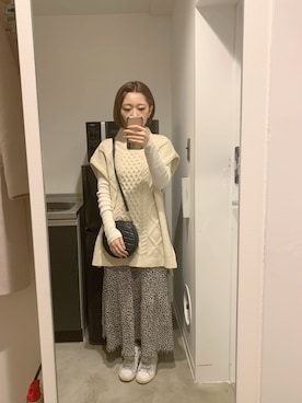 maminさん（レディース・152cm）の冬コーディネート