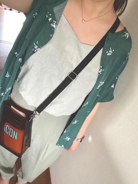 「ICON（アイコン）のアイテム」を使った、YAEK☺︎さん（レディース・157cm）の夏コーディネート