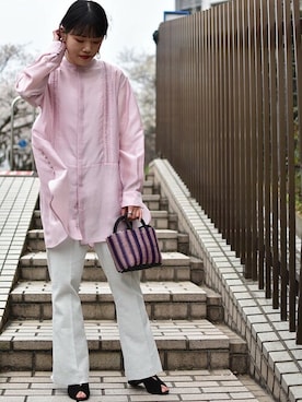 「diminutivo」｜伊藤さん（レディース・156cm）の春コーディネート