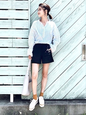 「BARNYARDSTORM（バンヤードストーム）のアイテム」を使った、K A R E Nさん（レディース・167cm）の春コーディネート