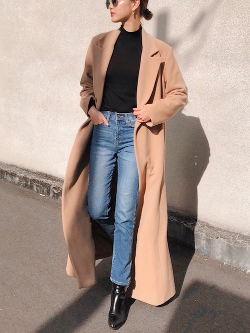 K A R E Nさんの「スーパーロングチェスターコート（ETRE TOKYO）」を使ったコーディネート