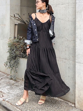 「Paul Smith（ポールスミス）のアイテム（ジャケット/アウター）」を使った、K A R E Nさん（レディース・168cm）の夏コーディネート