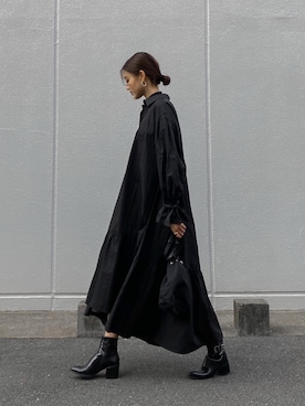 「eimy istoire（エイミーイストワール）のアイテム」を使った、K A R E Nさん（レディース・167cm）の冬コーディネート