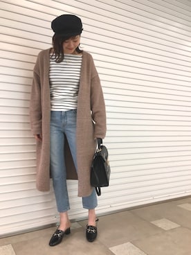 「アパートバイローリーズ」｜「アイテム（その他シューズ）」を使った、mio🍑さん（レディース・172cm）の春コーディネート