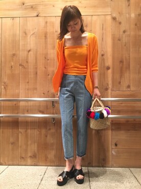 「A part by（アパートバイ）のアイテム（アンサンブル）」を使った、mio🍑さん（レディース・172cm）の春コーディネート