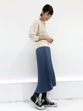 mio🍑さん（レディース・172cm）の冬コーディネート