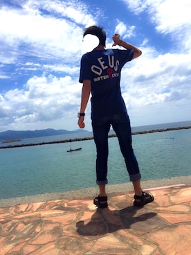 「SAAD（サード）のアイテム（アクセサリー）」を使った、Syohei Kuboさん（メンズ・171cm）の春コーディネート