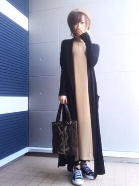 「ゆるゆる」｜「アイテム（アクセサリー）」を使った、maki☆*さん（レディース・156cm）の秋コーディネート