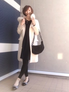 maki☆*さん（レディース・156cm）の冬コーディネート