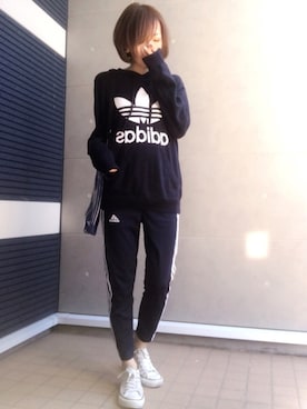 「mimis（ミイーミイーズ）のアイテム」を使った、maki☆*さん（レディース・156cm）の冬コーディネート