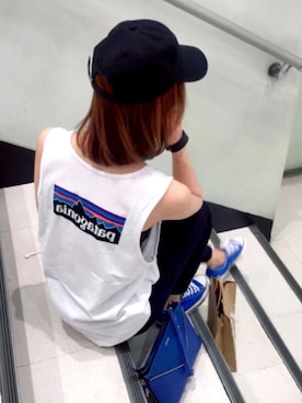 「AKTE（アクテ）のアイテム（アクセサリー）」を使った、maki☆*さん（レディース・155cm）の夏コーディネート