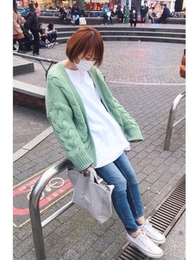 maki☆*さん(レディース・156cm)の冬コーディネート