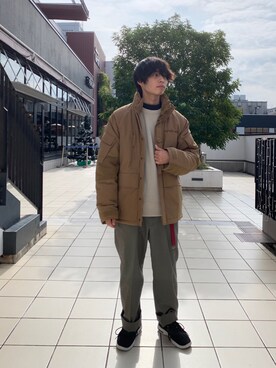「ミリタリーアウター」｜Yuuさん（メンズ・167cm）の秋コーディネート
